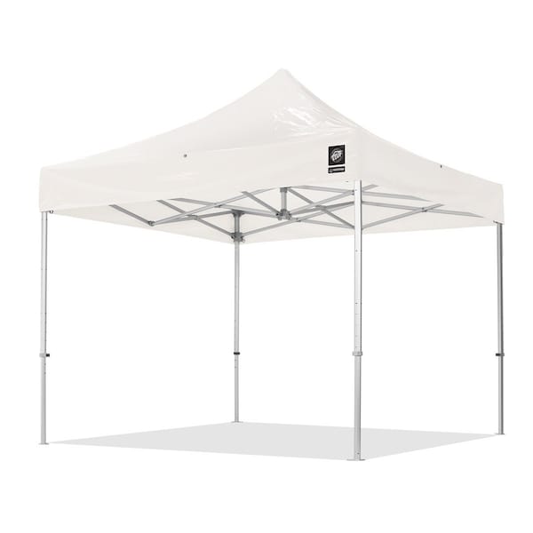 Freedom83 Shelter, 10' W x 10' L, TAA Compliant, Gray Aluminum Frame, White Vinyl Top